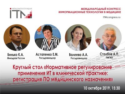 Нормативное регулирование применения ИТ в здравоохранении. Госрегистрация медицинского ПО. Нормативное регулирование применения ИТ в здравоохранении. Госрегистрация медицинского ПО.